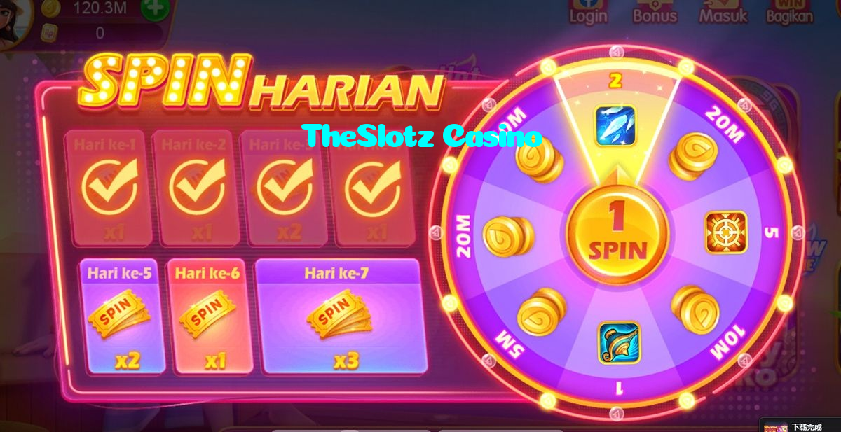 TheSlotz Casino casino presented on mobile device in Pakistan with slots and live games
